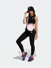 adidas Originals Black Ribbed Leggings - Image 3 of 6