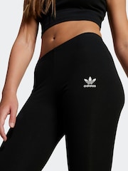 adidas Originals Black Ribbed Leggings - Image 4 of 6