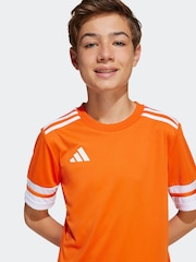 adidas Originals Orange Squadra 25 Kids Jersey - Image 4 of 7