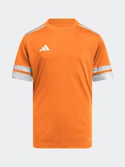 adidas Originals Orange Squadra 25 Kids Jersey - Image 6 of 7