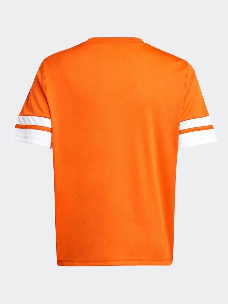 adidas Originals Orange Squadra 25 Kids Jersey - Image 7 of 7