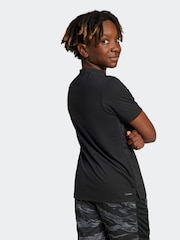 adidas Black Essentials Camo Logo Training T-Shirt - Image 2 of 6