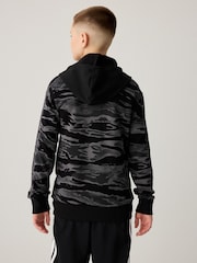 adidas Black Camo Full Zip Hoodie - Image 2 of 6