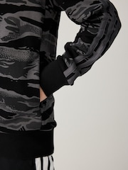 adidas Black Camo Full Zip Hoodie - Image 5 of 6