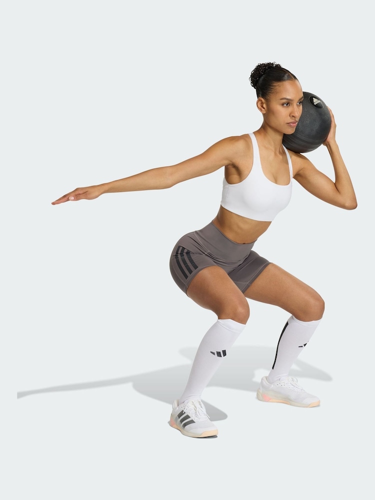 حمالة صدر رياضية بدعم متوسط Optime من adidas - صورة 1 من 5 حمالة صدر رياضية بدعم متوسط Optime من adidas - صورة 1 من 5