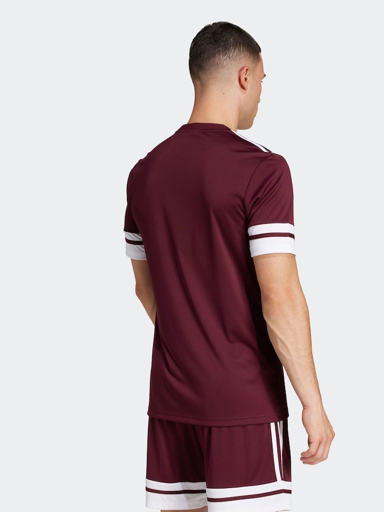 adidas Red Jersey T-Shirt - Image 2 of 8