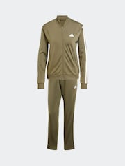 adidas Green Essentials 3 Stripes Tracksuit - Image 6 of 8