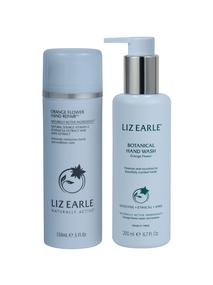 Liz Earle Orange Flower Hand Duo Gift Set (Worth £40) - Image 2 of 3 Liz Earle Orange Flower Hand Duo Gift Set (Worth £40) - Image 2 of 3