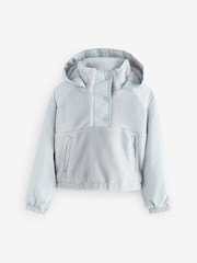 Baker by Ted Baker Grey Borg Fleece Panel Jacket - Image 7 of 12