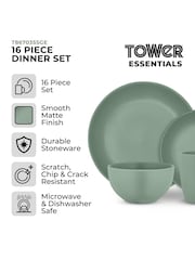 Tower 16 Piece Sage Dinner Set - Image 2 of 8