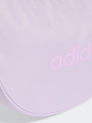 adidas Purple Linear Essentials Festival Shoulder Bag - Image 4 of 5