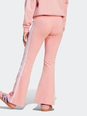 adidas originals Pink 3 Stripe Flared Leggings - Image 2 of 6