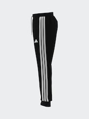 adidas Black Essentials 3-Stripes Fleece Joggers - Image 12 of 13