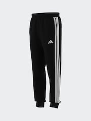 adidas Black Essentials 3-Stripes Fleece Joggers - Image 13 of 13