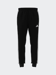 adidas Black Essentials 3-Stripes Fleece Joggers - Image 6 of 13