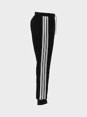 adidas Black Essentials 3-Stripes Fleece Joggers - Image 9 of 13