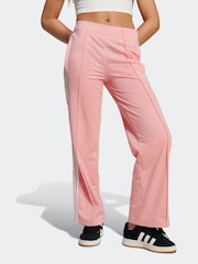 adidas originals Pink Wide Leg Joggers - Image 1 of 6