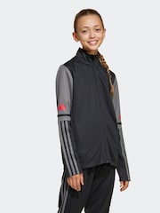 adidas Black Squadra 25 Zip Up Training Jacket - Image 1 of 6