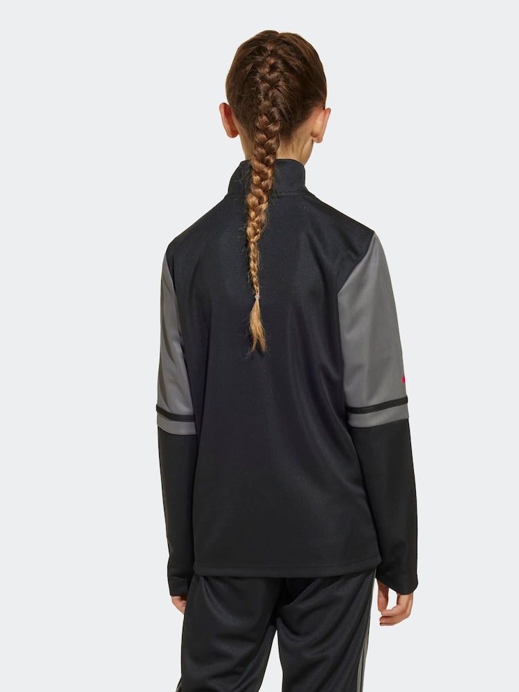 adidas Black Squadra 25 Zip Up Training Jacket - Image 2 of 6