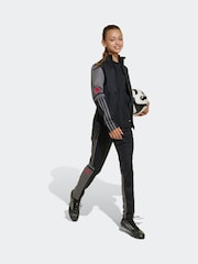 adidas Black Squadra 25 Zip Up Training Jacket - Image 3 of 6