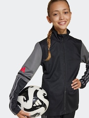 adidas Black Squadra 25 Zip Up Training Jacket - Image 4 of 6