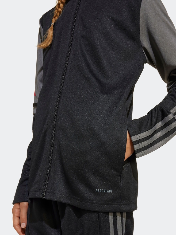adidas Black Squadra 25 Zip Up Training Jacket - Image 5 of 6