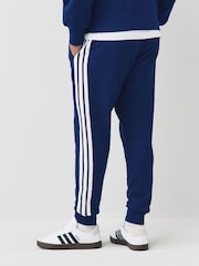 adidas Blue Essentials 3-Stripes Fleece Joggers - Image 3 of 5
