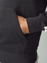 adidas Black Essentials 3-Stripes French Terry Hoodie - Image 5 of 5