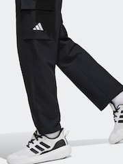 adidas Originals Black Small Logo Joggers - Image 1 of 5