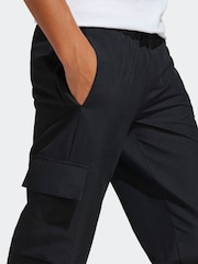 adidas Originals Black Small Logo Joggers - Image 4 of 5