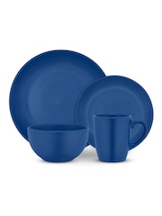 Tower 16 Piece Blue Dinner Set - Image 1 of 8