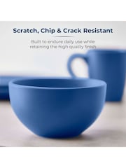 Tower 16 Piece Blue Dinner Set - Image 5 of 8