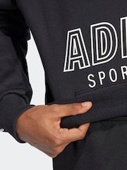 adidas Black House of Tiro Fleece Hoodie - Image 5 of 6