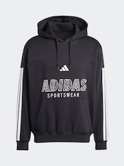 adidas Black House of Tiro Fleece Hoodie - Image 6 of 6