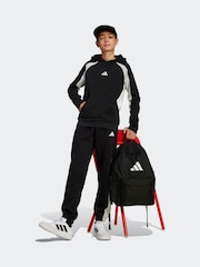 adidas Black Colour Block Fleece Hoodie - Image 3 of 6