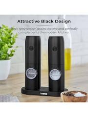 Tower Black Rechargeable Salt and Pepper Mill Set - Image 7 of 11