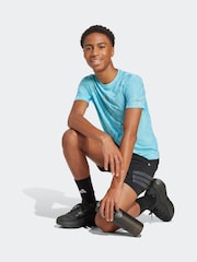 adidas Blue Champ Running T-Shirt - Image 3 of 6