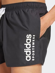 Negro - Pantalones cortos básicos con logo CLX de adidas - Imagen 4 de 6