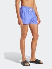 Azul - Pantalones cortos básicos con logo CLX de adidas - Imagen 3 de 6