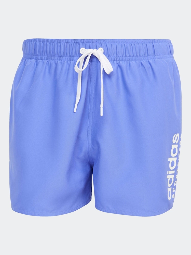 Azul - Pantalones cortos básicos con logo CLX de adidas - Imagen 6 de 6