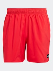 adidas Red Solid CLX Short Length Swim Shorts - Image 6 of 6