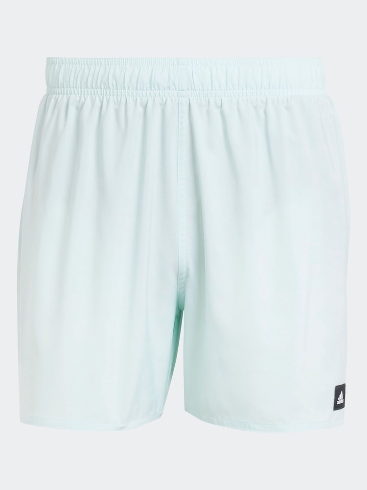 adidas Solid CLX Short-Length Swim Shorts - Image 6 of 6