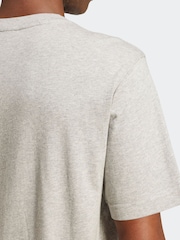 adidas Originals Grey Trefoil Essentials 100% Cotton T-Shirt - Image 9 of 10