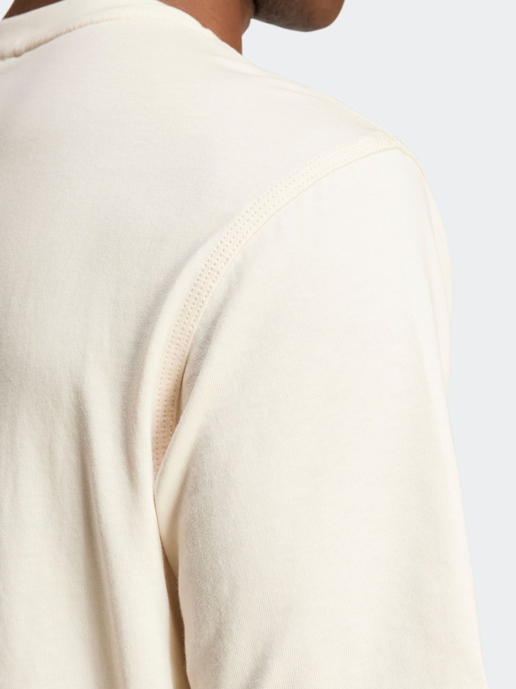 adidas Originals White Trefoil Essentials 100% Cotton T-Shirt - Image 5 of 6