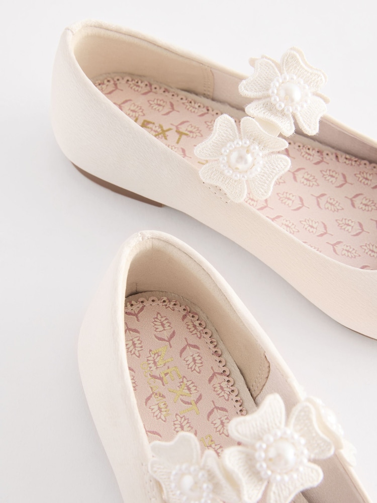 Buy Ivory Corsage Occasion Shoes from Next USA