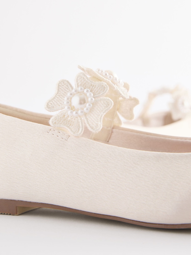 Ivory Corsage Occasion Shoes - Image 6 of 6