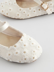 Cream Embroidered Mary Jane Occasion Shoes - Image 5 of 5
