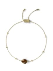 Peers Hardy Gold Tone Radley 18ct Plated Tigers Eye Friendship Bracelet - Image 2 of 4