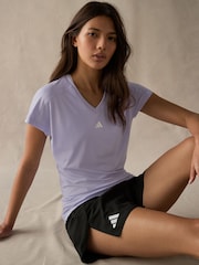 adidas Purple Essential Minimal T-Shirt - Image 1 of 6