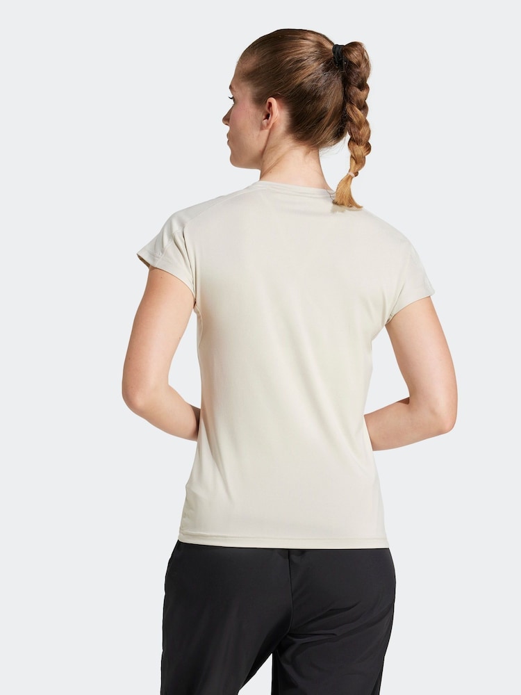 adidas Grey Essential Minimal T-Shirt - Image 2 of 6